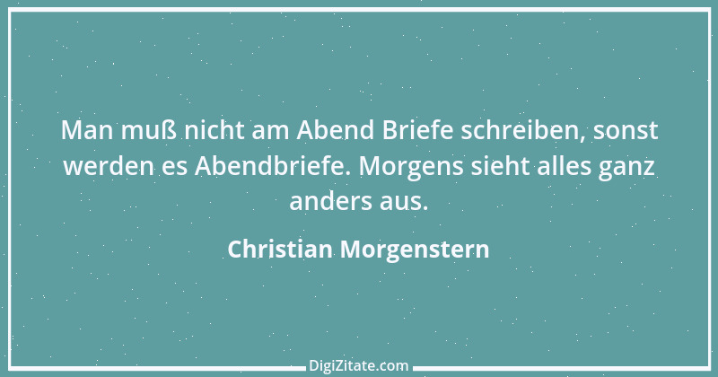 Zitat von Christian Morgenstern 554