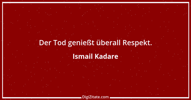 Zitat von Ismail Kadare 12