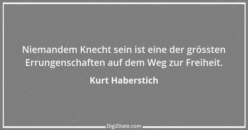 Zitat von Kurt Haberstich 234