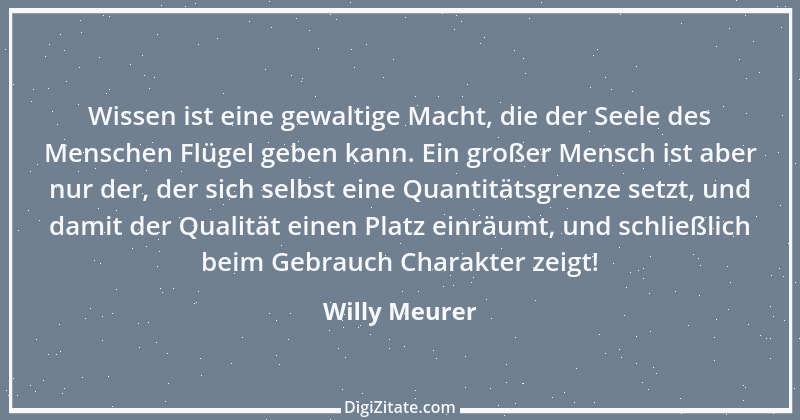 Zitat von Willy Meurer 332