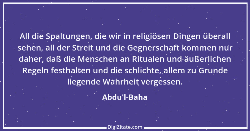 Zitat von Abdu'l-Baha 5