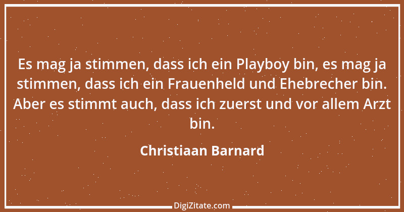 Zitat von Christiaan Barnard 8