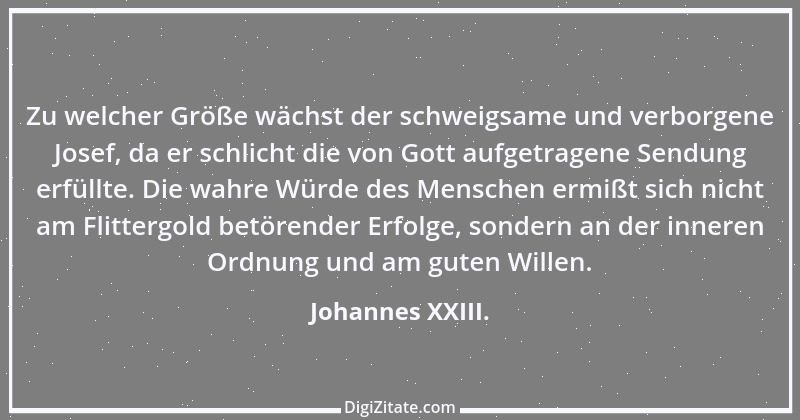 Zitat von Johannes XXIII. 10