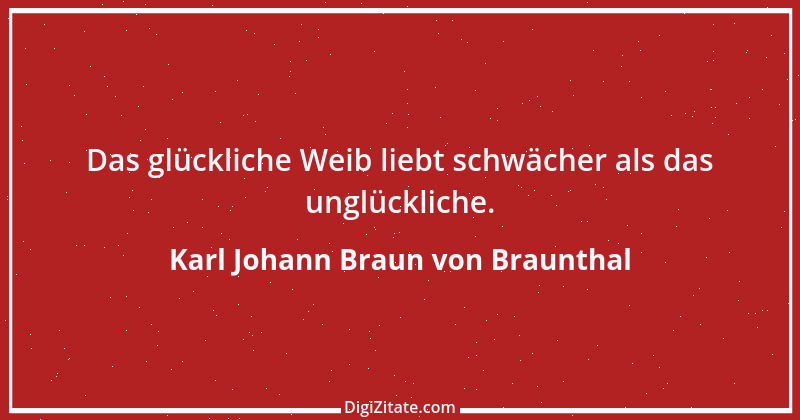 Zitat von Karl Johann Braun von Braunthal 1