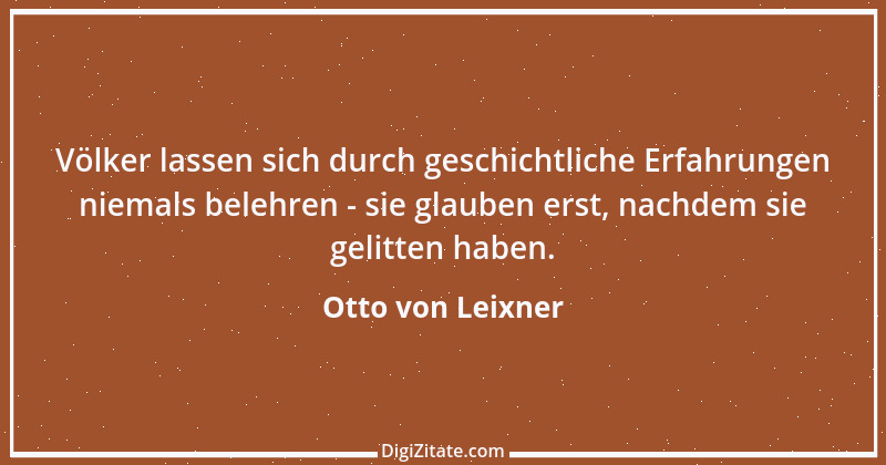 Zitat von Otto von Leixner 331