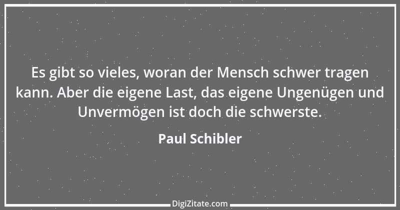 Zitat von Paul Schibler 26