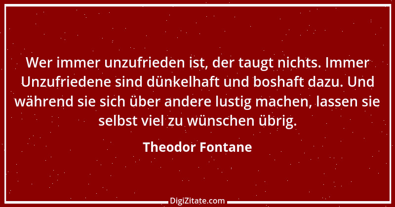 Zitat von Theodor Fontane 294