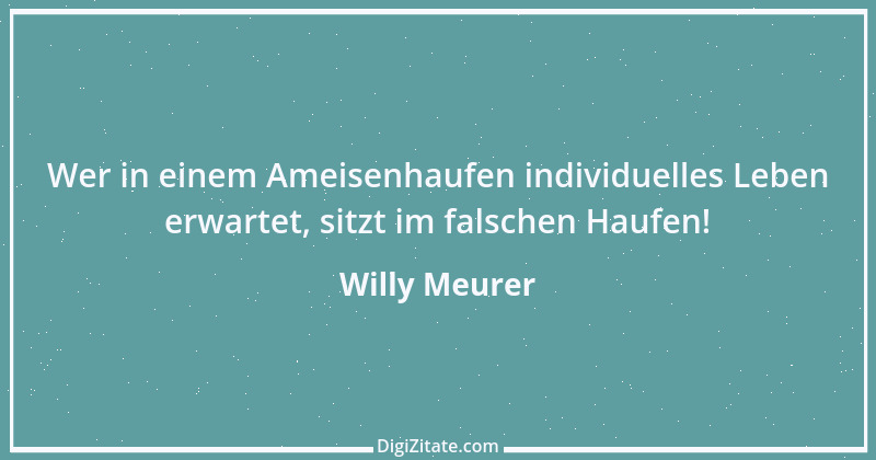 Zitat von Willy Meurer 333