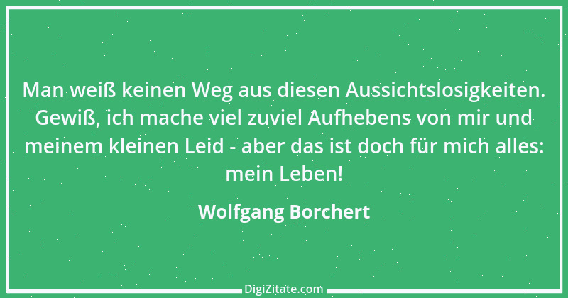 Zitat von Wolfgang Borchert 13