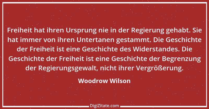 Zitat von Woodrow Wilson 15