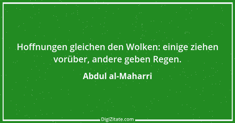 Zitat von Abdul al-Maharri 1