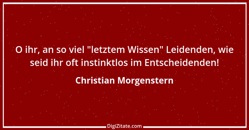 Zitat von Christian Morgenstern 556