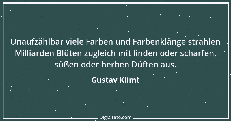 Zitat von Gustav Klimt 2