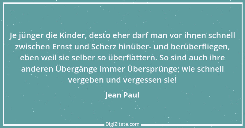 Zitat von Jean Paul 1178