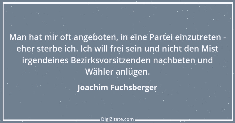 Zitat von Joachim Fuchsberger 6