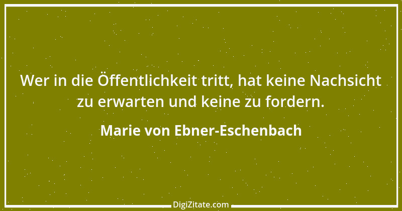 Zitat von Marie von Ebner-Eschenbach 1