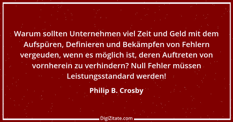 Zitat von Philip B. Crosby 3