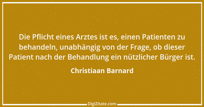 Zitat von Christiaan Barnard 10