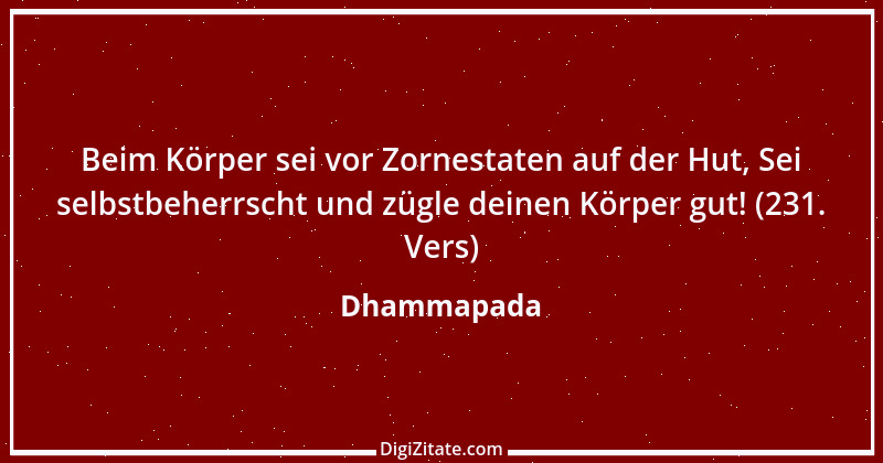 Zitat von Dhammapada 28