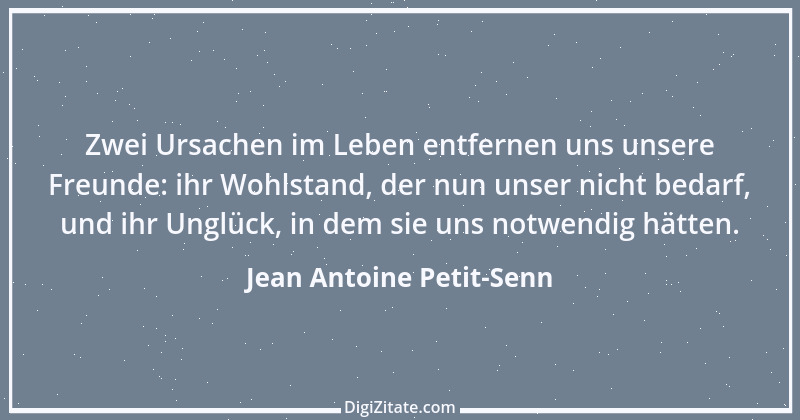 Zitat von Jean Antoine Petit-Senn 2