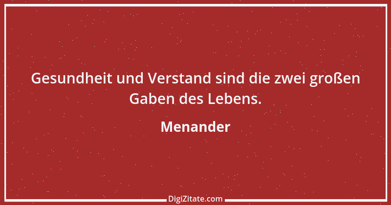 Zitat von Menander 68