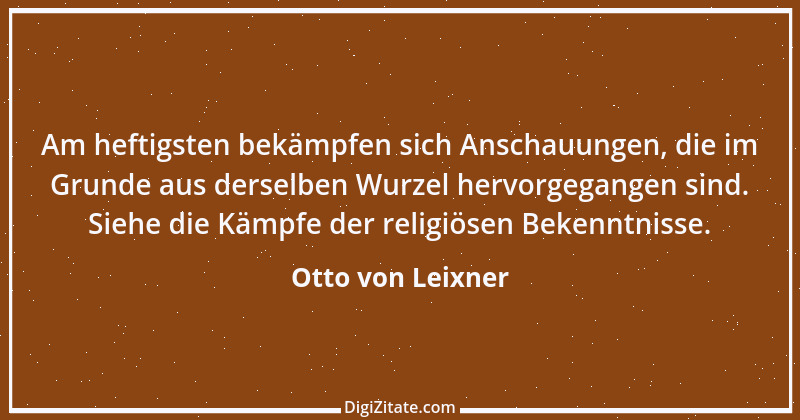 Zitat von Otto von Leixner 333