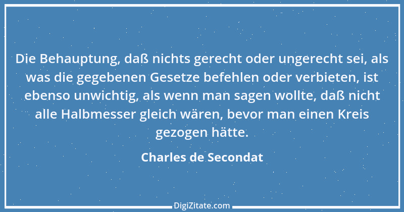 Zitat von Charles de Secondat 230