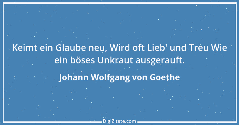 Zitat von Johann Wolfgang von Goethe 1035