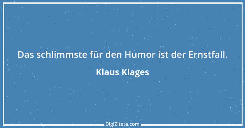 Zitat von Klaus Klages 287