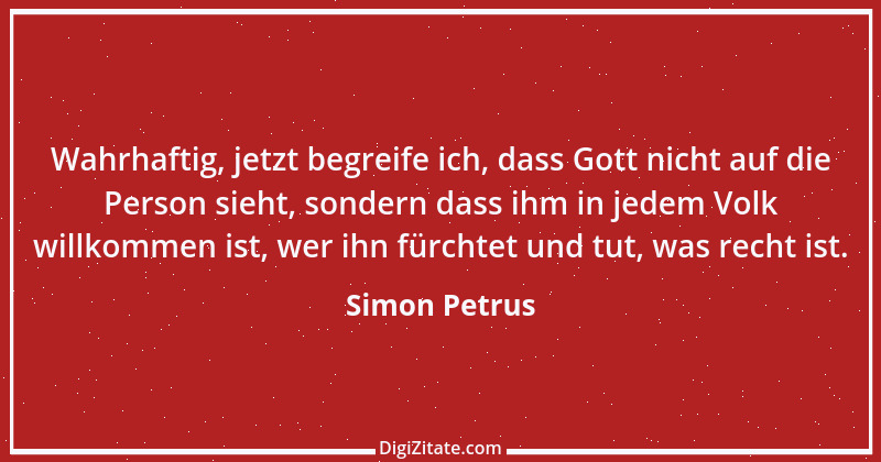 Zitat von Simon Petrus 1