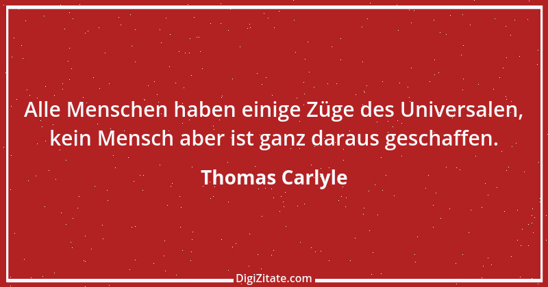 Zitat von Thomas Carlyle 3