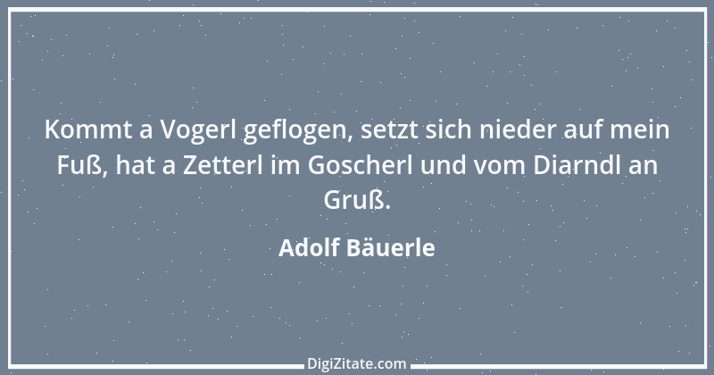 Zitat von Adolf Bäuerle 1