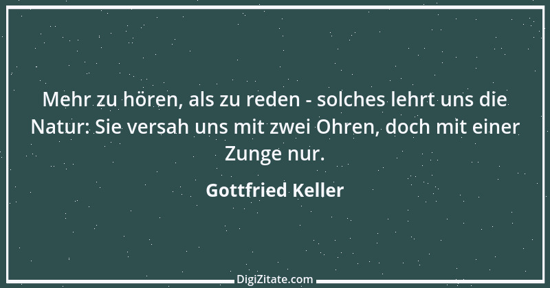 Zitat von Gottfried Keller 4