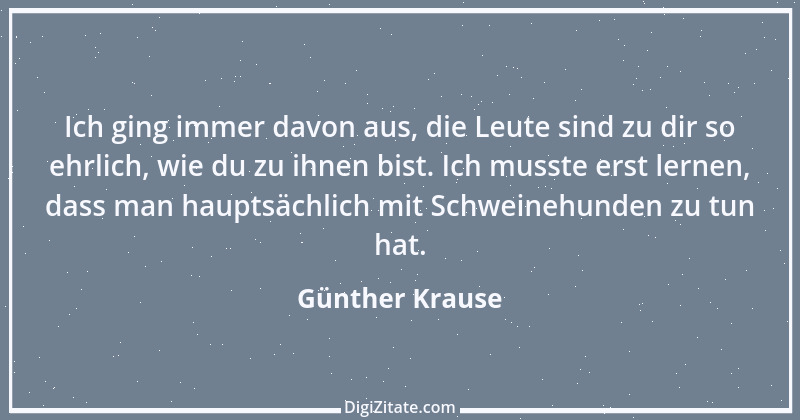 Zitat von Günther Krause 5