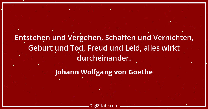 Zitat von Johann Wolfgang von Goethe 3757