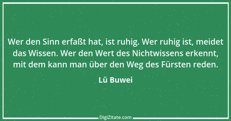 Zitat von Lü Buwei 83