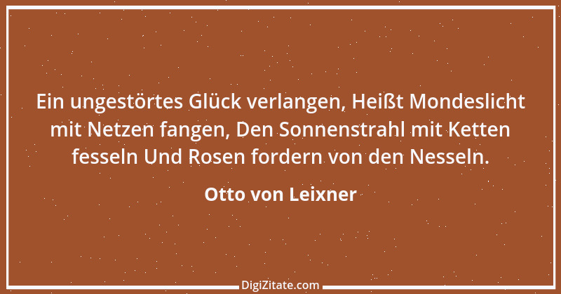 Zitat von Otto von Leixner 56