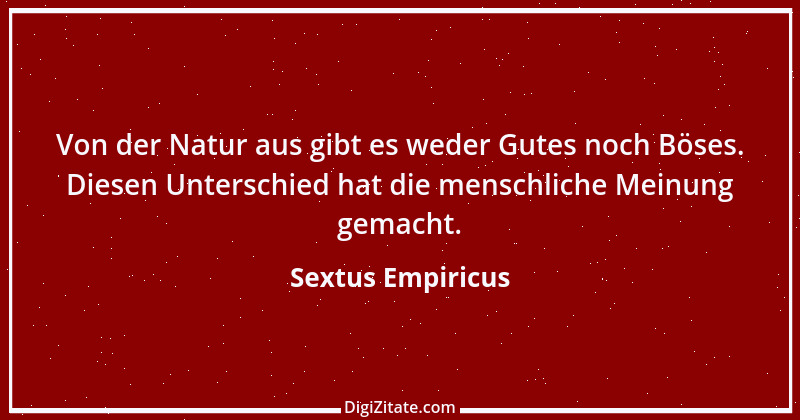 Zitat von Sextus Empiricus 2