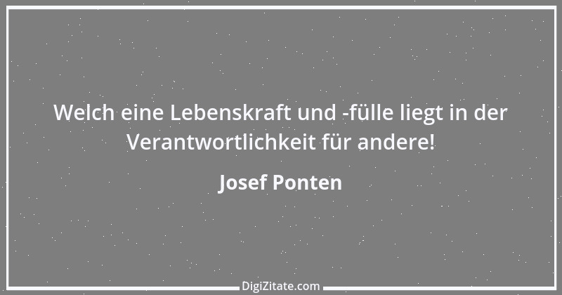 Zitat von Josef Ponten 2