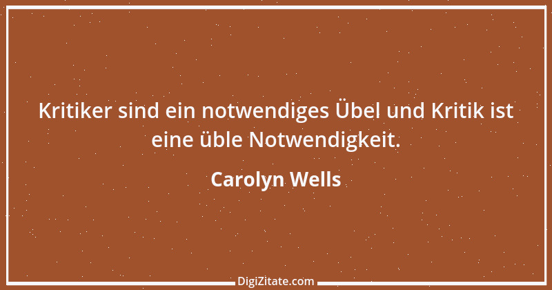 Zitat von Carolyn Wells 3