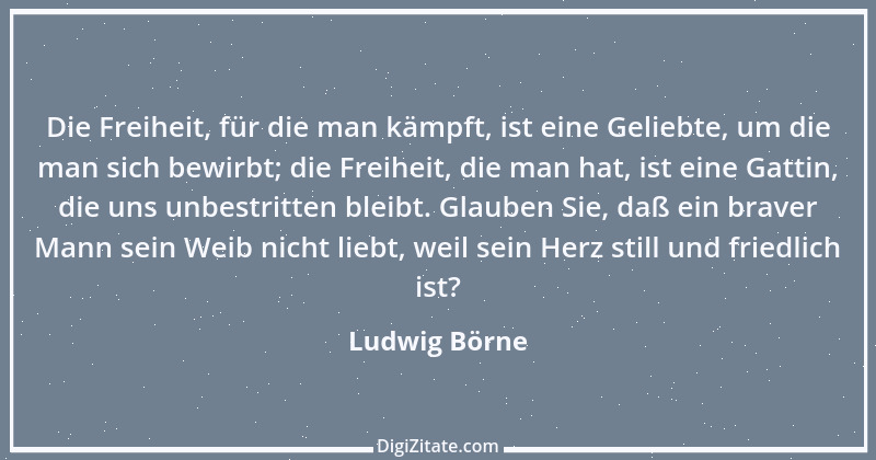 Zitat von Ludwig Börne 159