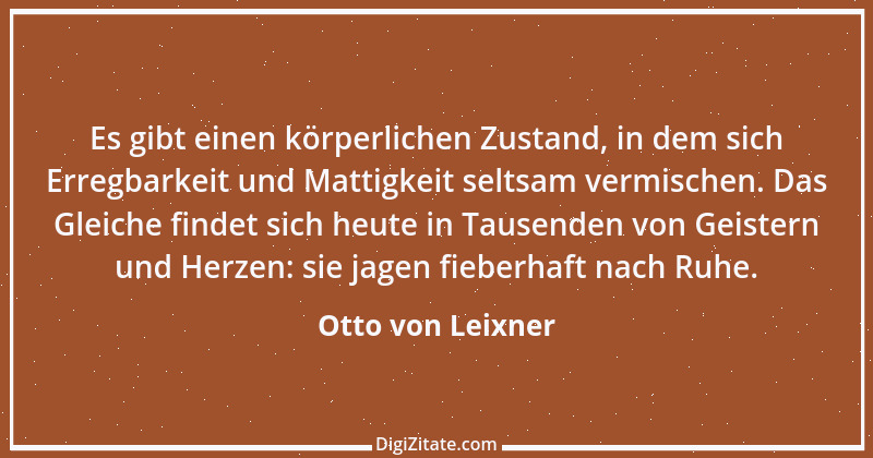 Zitat von Otto von Leixner 336