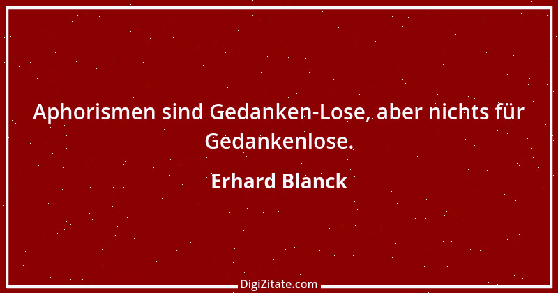 Zitat von Erhard Blanck 1593