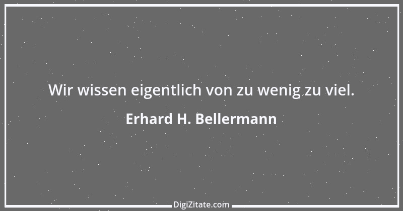 Zitat von Erhard H. Bellermann 552