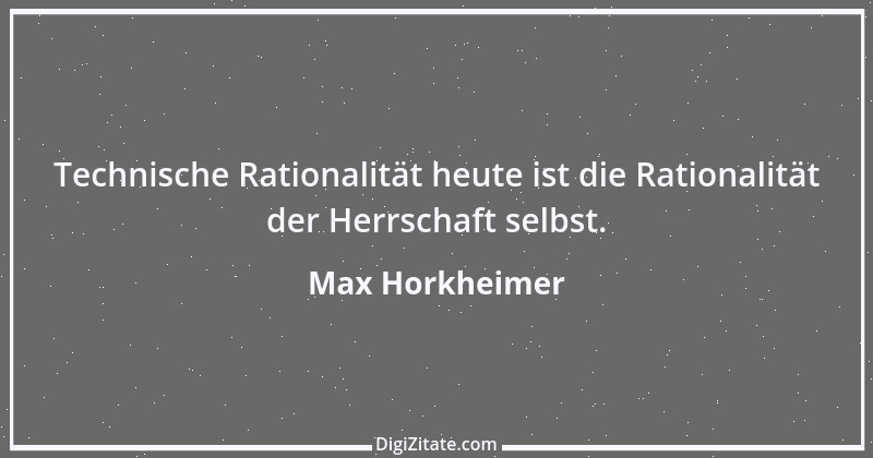 Zitat von Max Horkheimer 3