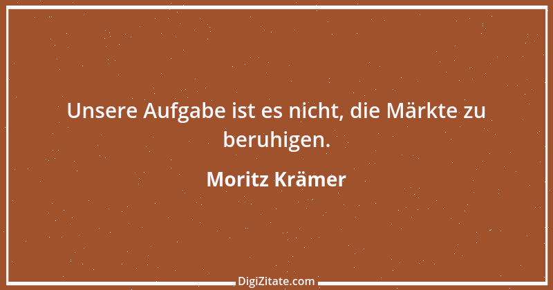 Zitat von Moritz Krämer 1