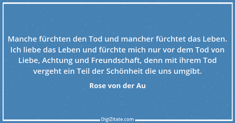 Zitat von Rose von der Au 96