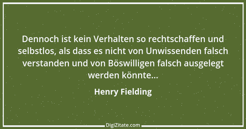 Zitat von Henry Fielding 17