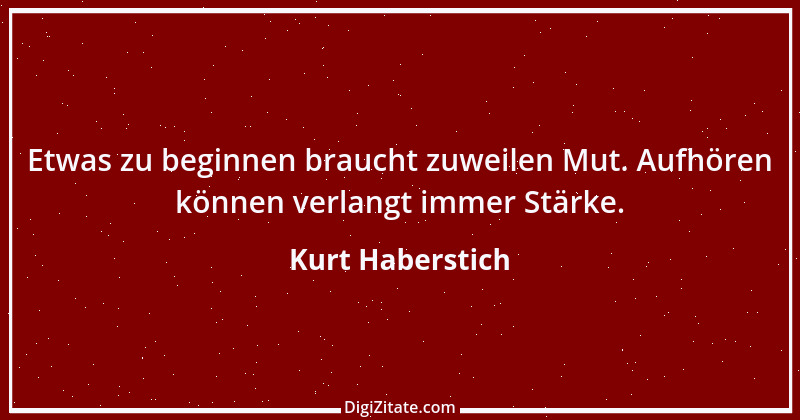 Zitat von Kurt Haberstich 242