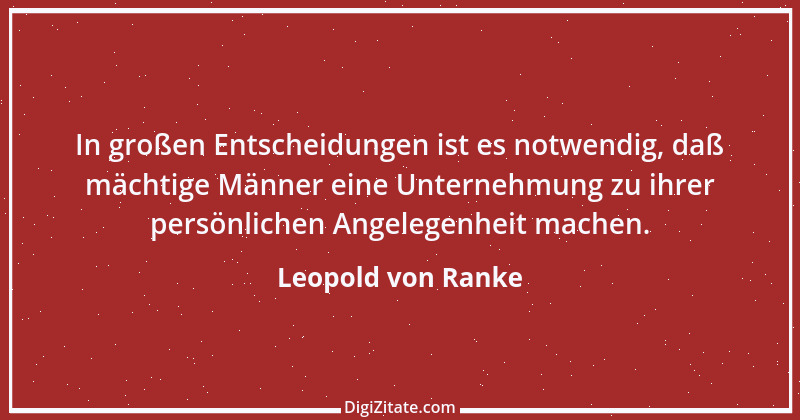 Zitat von Leopold von Ranke 83